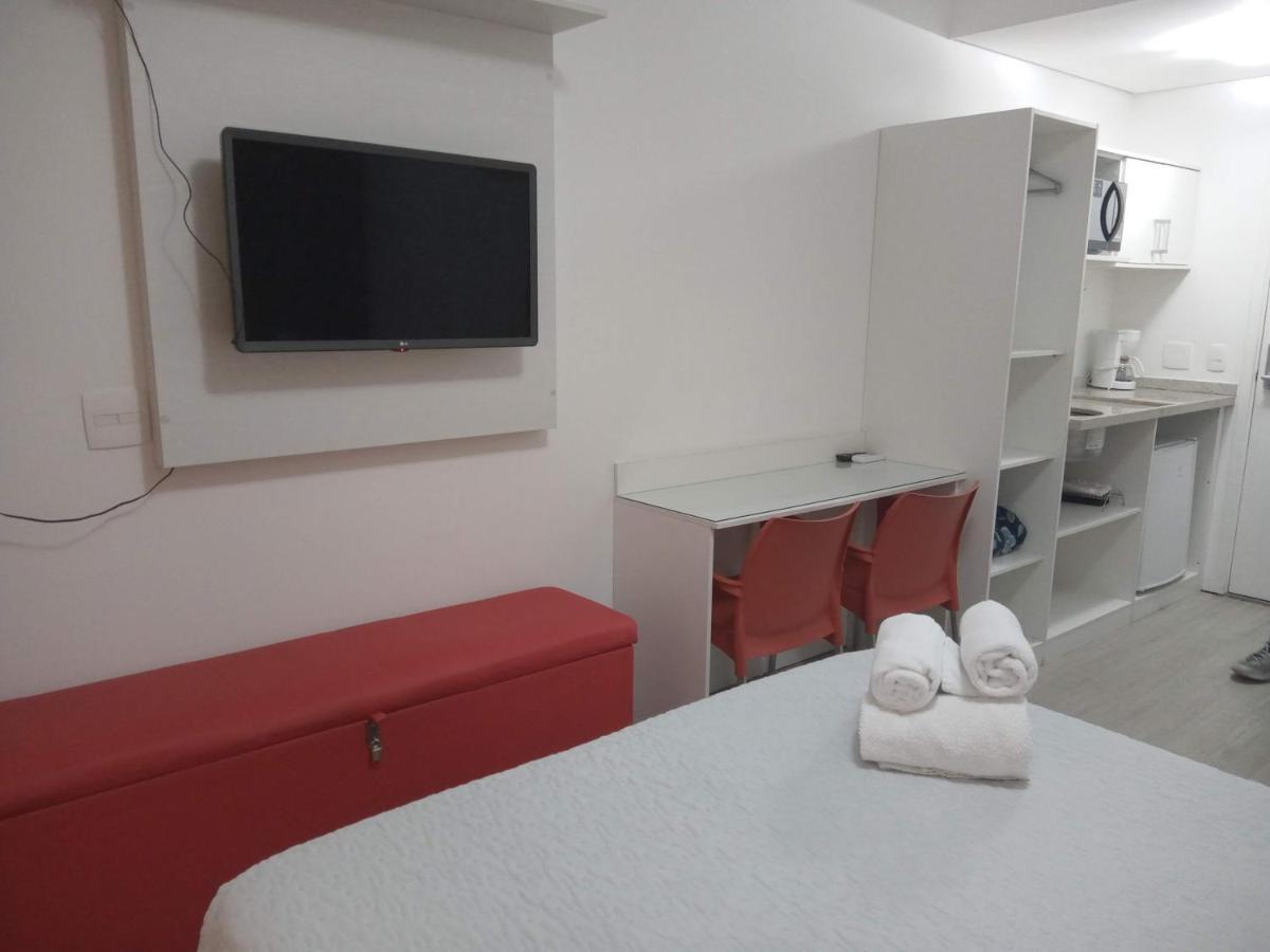 Studio Aconchego, Proximo A Rua Da Consolacao, Aos Metros Republica E Anhangabau, Com Ar Condicionado, Piscina, Academia, Wifi E Varanda San Paolo Esterno foto